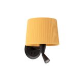 SAMBA BLACK READER WALL LAMP RIBBONED LAMPSHADE E2