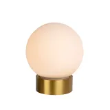 Lucide JORIT - Table lamp - Ø 20 cm - 1xE27 - Opal