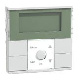 Time switch module standard, active white glossy, system M