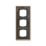 1723-843-500 Cover Frame Busch-dynasty® antique brass decor anthracite