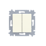 3559H-A87445 17W Flush Mounted Inserts Rocker lever 2 rocker 250 V (Off switch 2x1-pole)