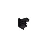 End cap for S-TRACK 3-phase track, black