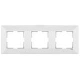 Karre Accessory White Three Gang Frame