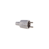 SCHUKO PVC plug, white, 2 earthing systems