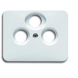 1743-03-24G CoverPlates (partly incl. Insert) carat® Studio white