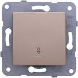 Karre Plus-Arkedia Bronze Illuminated Two Way Switch