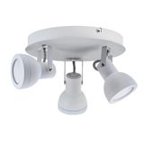 Heli 3-Light 21cm Flush Light White