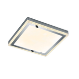 Slide LED ceiling lamp 40x40 cm chrome RGBW