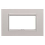 LUX PLATE - IN METAL - 4 MODULES - MONOCHROME NATURAL BEIGE - CHORUSMART