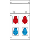 COLUMNS CA 4 SOCKETS WITH LOCK