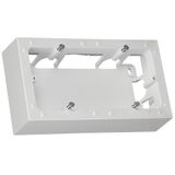 Odace Styl - box for surface mounting 2 posts centre distance 71mm white