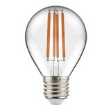 LED Filament Bulb - Globe G45 E27 4.5W 470lm 2700K Clear 330°  - Dimmable