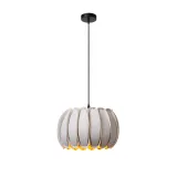 SPENCER Pendant light-Grey-Ø30-1xE27-40W-Felt