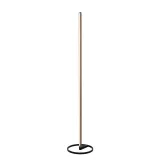 Lucide BRAGA - Floor lamp - Ø 30 cm - LED Dim. - 1x18W 2700K/4000K - Coffee