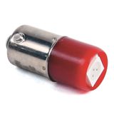 Lamp, LED, 12-130V AC/DC, Red, Bayonet Base