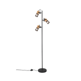 Tosh floor lamp E27 matt black