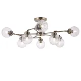 Modern Daisy Chandelier Brass