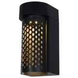 Lucide KIRAN - Wall light Outdoor - LED - 1x10W 2700K - IP65 - Black