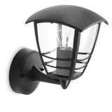 Creek Wall Light 60W E27 No-bulb Black, Water Resistant