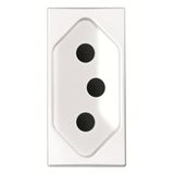 N2136 BL Socket outlet BR 10A White - Zenit