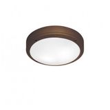 Ceiling Lamp Brown Round Leros