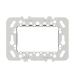 N2373.9 Mounting plate for 3 module box 1 gang Stainless steel - Zenit