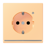 SCHUKO socket with LED pilot light LC432 LC1520-OLNW258