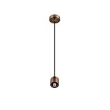 VARYT pendant lamp E14 pendantlength 150cm max. 1x6W copper