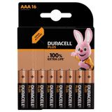 DURACELL Plus MN2400 AAA BL16