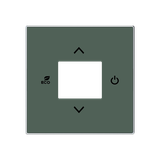 CP-RTC-85CM Cover f@h RTC Sky for Thermostat Central cover plate Green - Sky Niessen