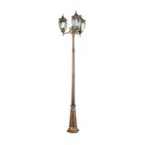 Outdoor  Fleur Garden lamp Black with Gold