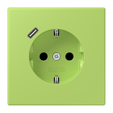 SCHUKO socket with USB type C LC32052 LC1520-18C221