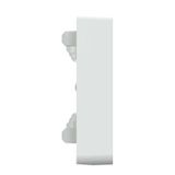 Push button sensor Flex, KNX, system design, 4-fold, rocker, lotus white