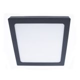 Gelys LED Flush Mount 30W IP54 Square Anthracite Grey