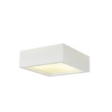 GL 105 E27, max. 2x25W, angular, white plaster