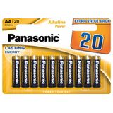 PANASONIC Alkaline Power LR6 AA BL20