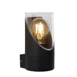 Lucide NORMAN - Wall light Outdoor - Ø 9 cm - 1xE27 - IP65 - Black