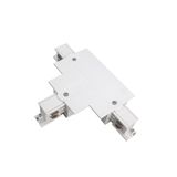 SPS Recessed connector T2 left, white  SPECTRUM