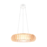 Monte LED pendant 60 cm white/wood