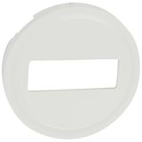 COVER PLATE OPTICS FIBRE SC/APC SIMPLE - WHITE