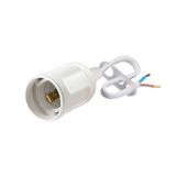 Lampholder E27 white D.3006MA