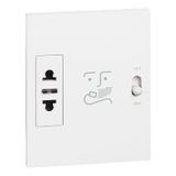 L.NOW-SHAVER SOCKET WHITE 230V