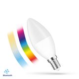 LED WIECOWA 4,9W E-14 230V RGBW+CCT+DIM BTM Spectrum SMART Simply