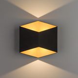 TRIANGLES LED BLACK-GOLD