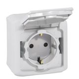 2P+E German standard socket outlet Forix -surface mounting - 16 A -250 V~ -grey