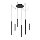 LORENZ Pendant  LED  6x4W Black Matte