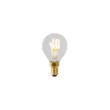 Lucide P45 - Filament bulb - Ø 4,5 cm - LED Dim. - E14 - 1x3W 2700K - Transparant