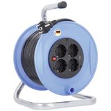 Promotional safety cable reel 230Ø mm, blue