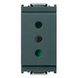 2P+E 10A P11 outlet grey