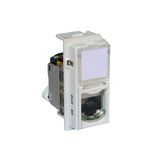 RJ45 socket Living Now category 6A UTP sand